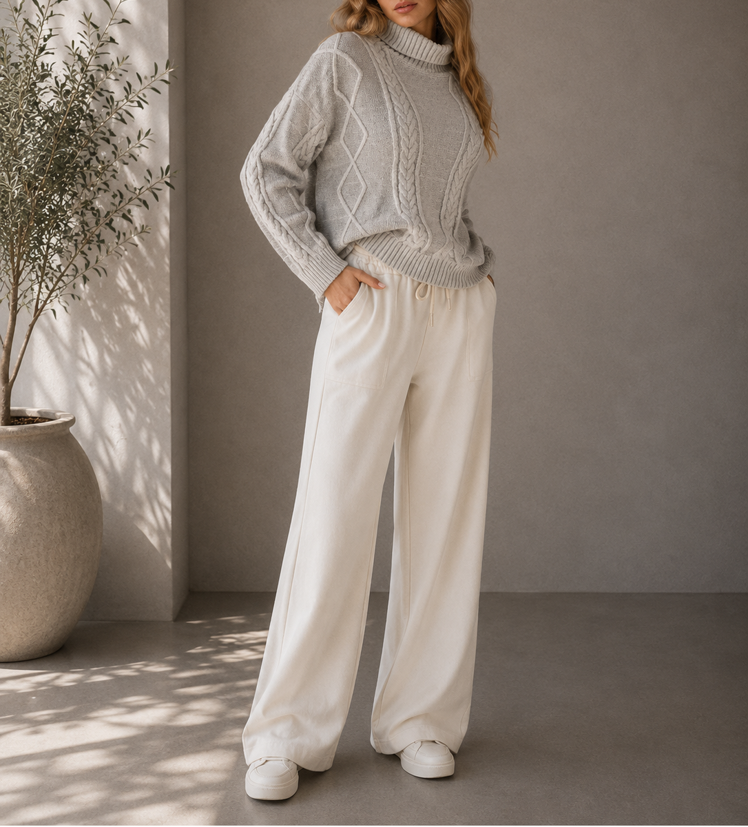 The Aspen Cable Knit Sweater