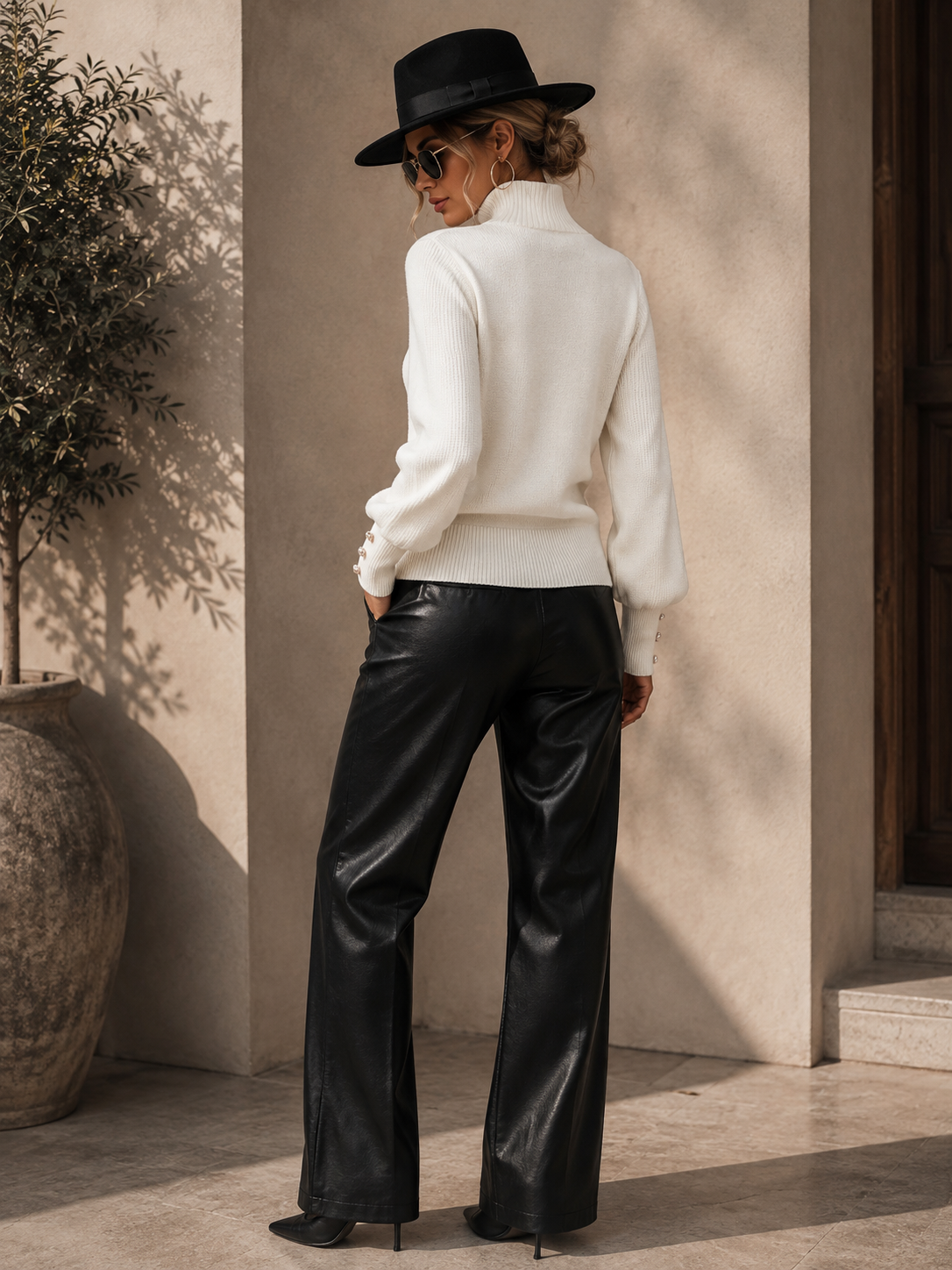 The Blair Sweater | Ribbed Mock Neck Knit
