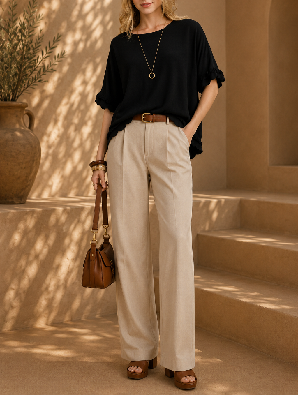 The Aria Linen Top | Relaxed Coastal Chic