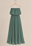 The Off-Shoulder Ruffle Maxi Dress
