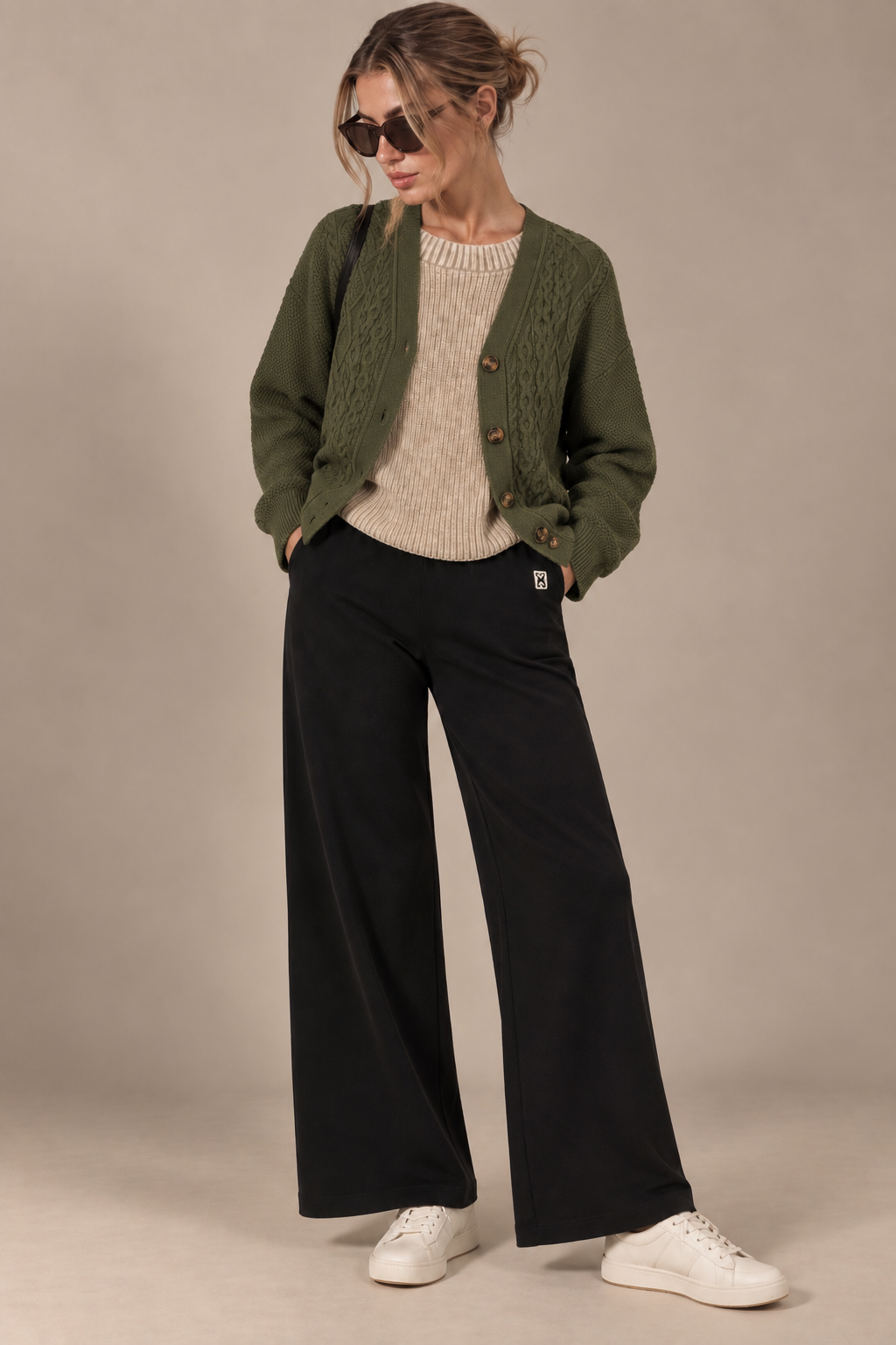 The Chunky Cable Knit Cardigan