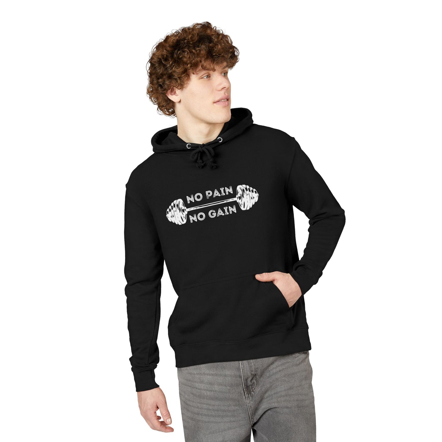 No Pain No Gain Unisex French Terry Hoodie