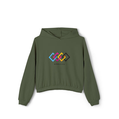 هودي نسائي أنيق بسحاب من الأسفل - سويت شيرت أنيق بقلنسوة