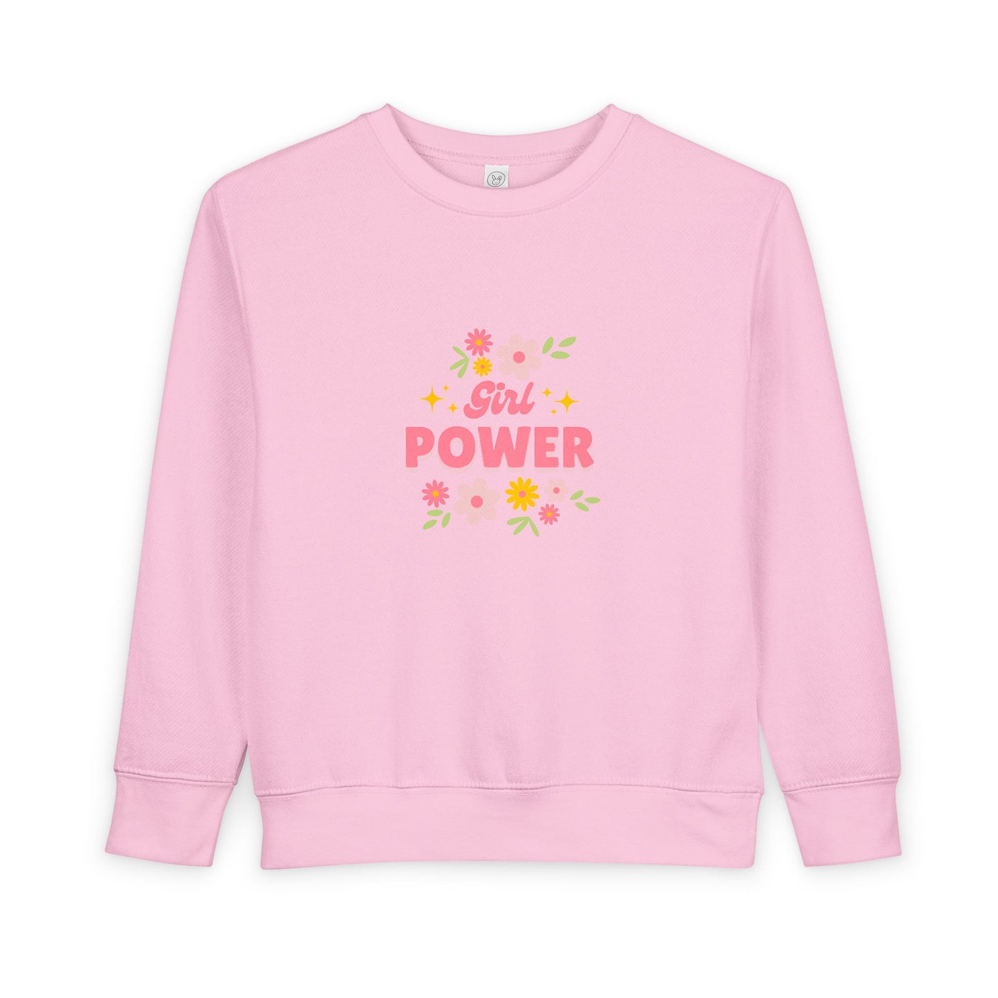 Girl Power Toddler Sweatshirt, Cute Kids Sweater, Floral Toddler Clothing, Empowering Gift, Birthday Outfit, Toddler Fashion