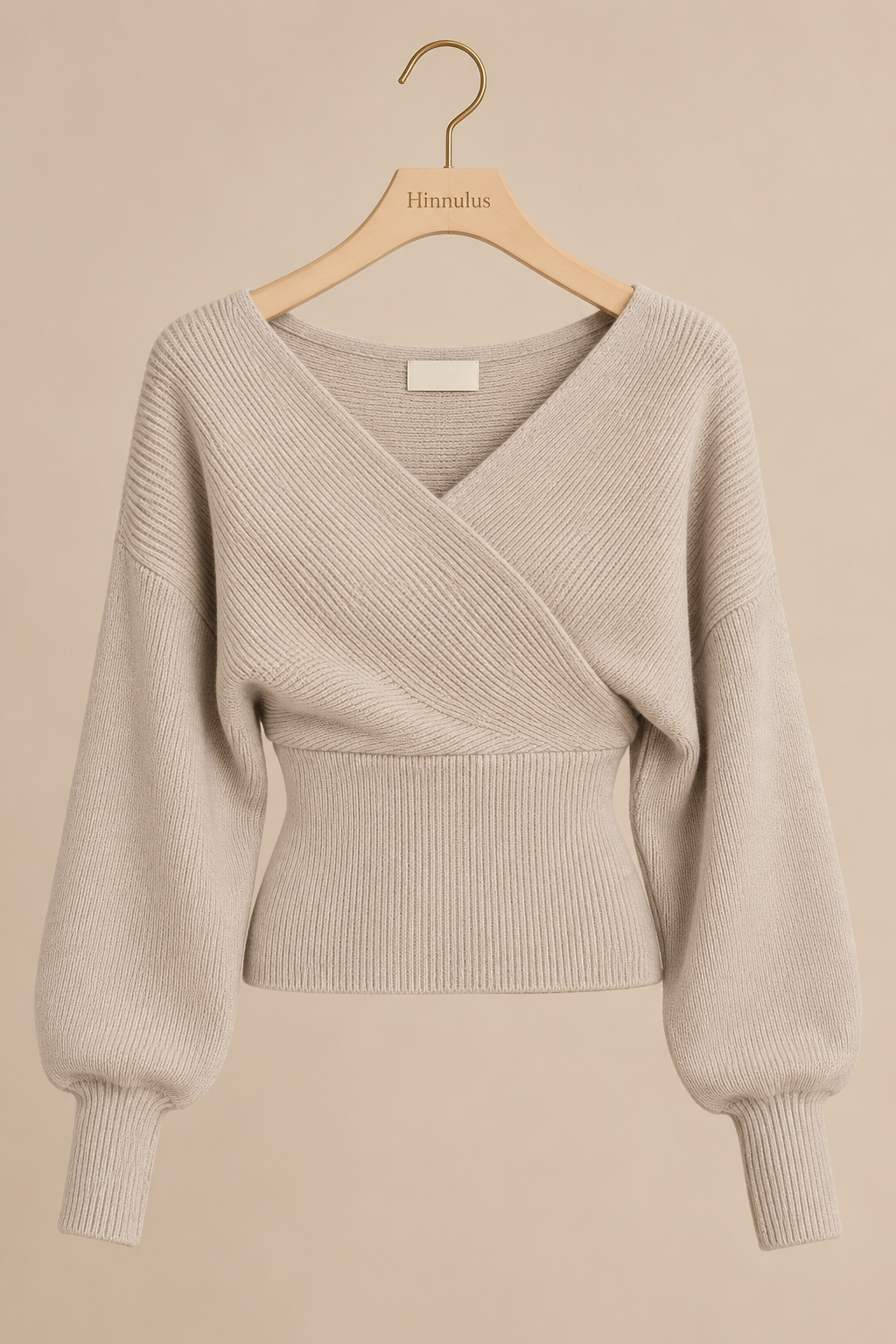 The Cross-Wrap Ribbed Sweater