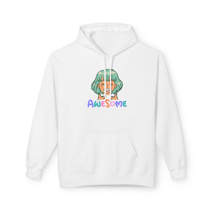 Hoodie — Cute Anime Girl 'Awesome' Graphic Pullover