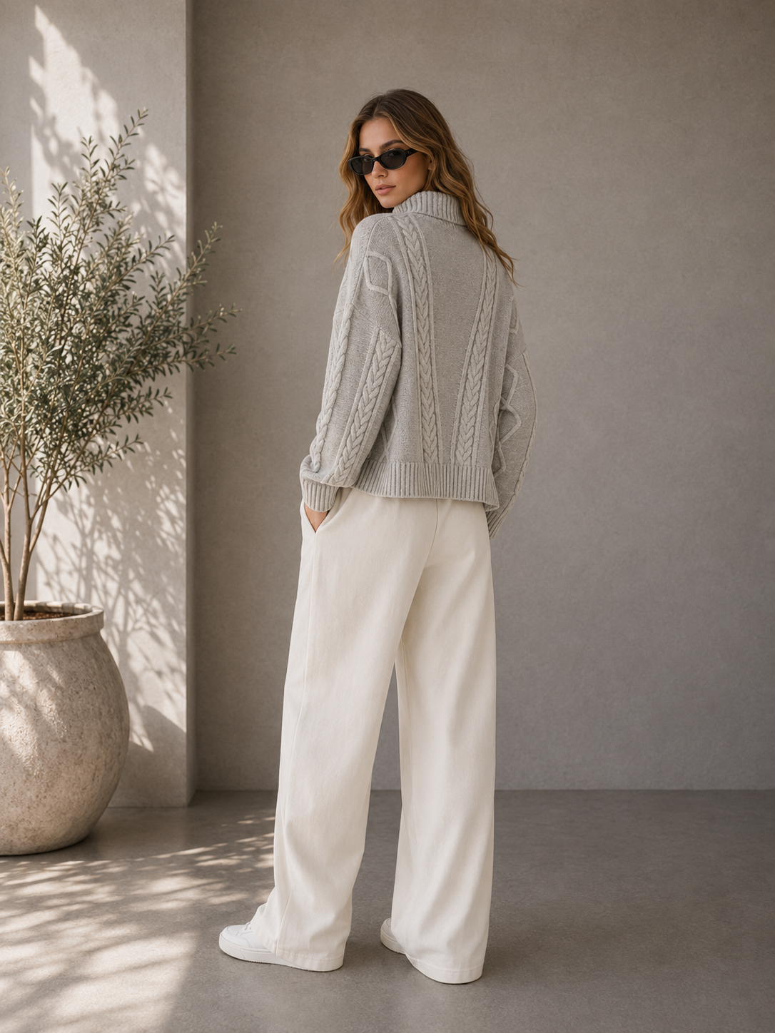 The Aspen Cable Knit Sweater