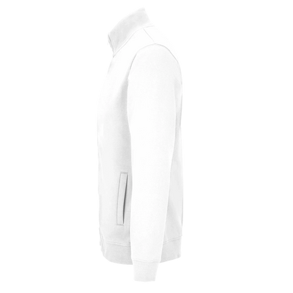 White Fleece Quarter-Zip Sweatshirt - Threadfast Ultimate - Hinnulus