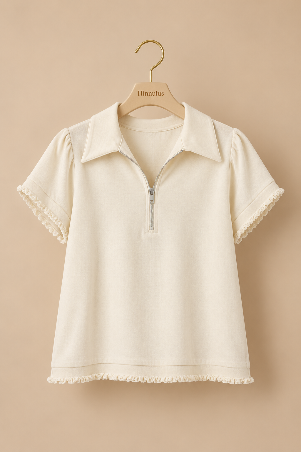The Sienna Half-Zip Blouse