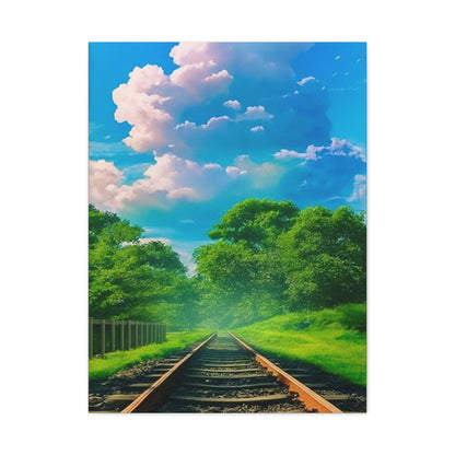 Landscape Canvas Art Print, Inspirational Home Decor, Nature Wall Art, Scenic Poster, Gift for Nature Lovers, Colorful Artwork