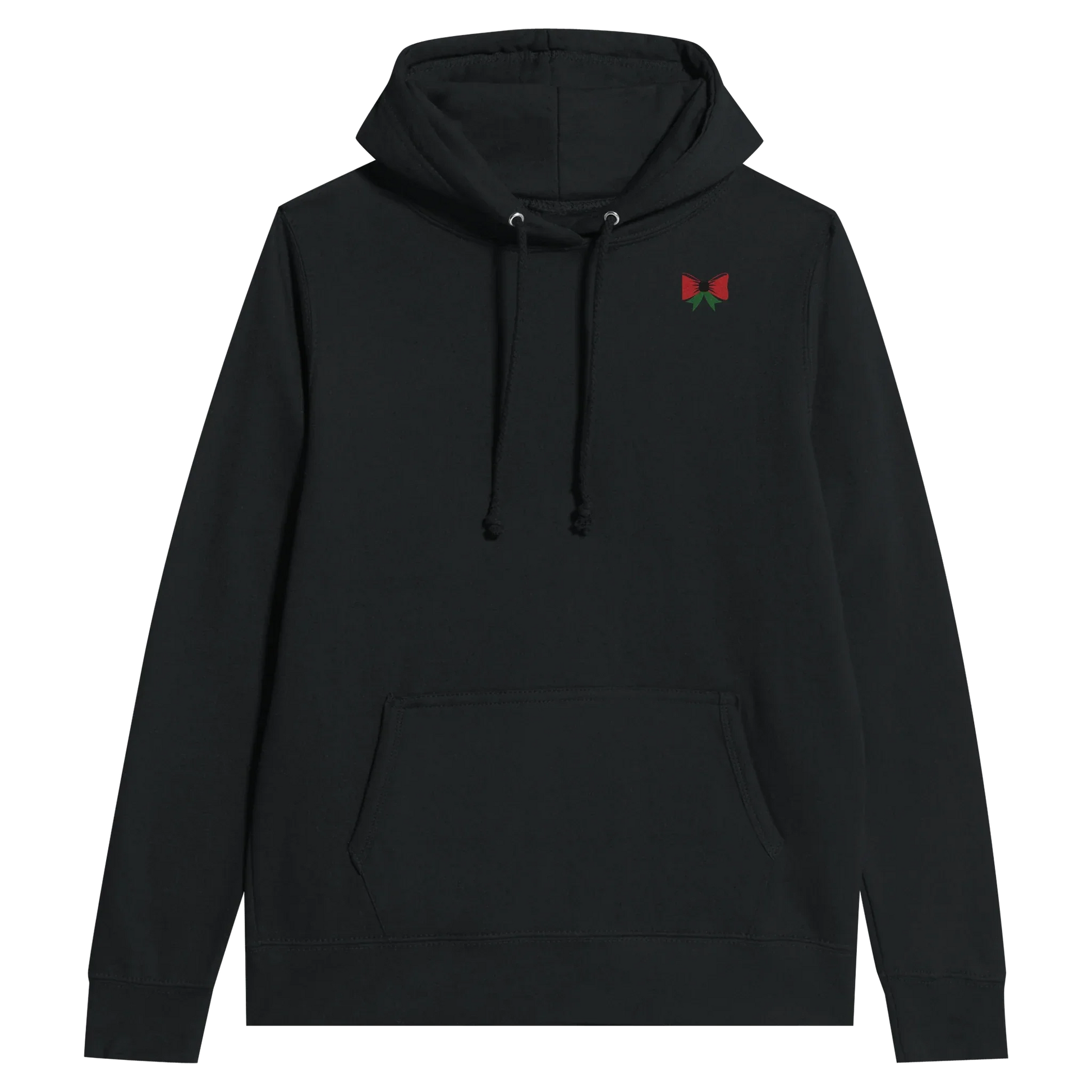 Premium Womens Pullover Hoodie Black - Hinnulus