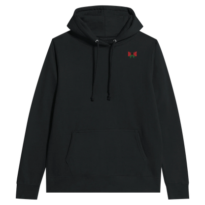 Premium Womens Pullover Hoodie Black - Hinnulus
