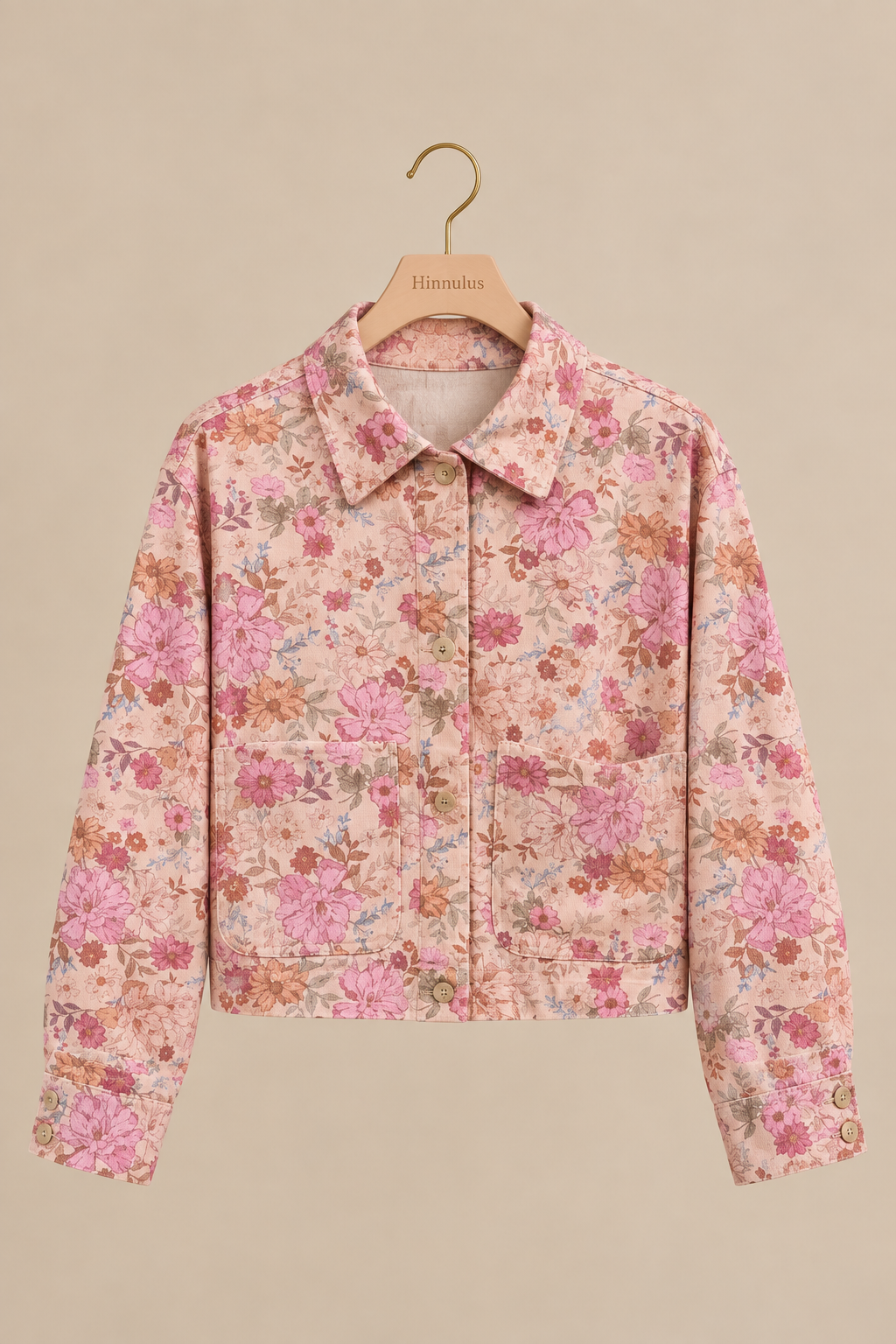 The Floral Cotton Twill Barn Jacket