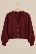 The Chunky Cable Knit Cardigan