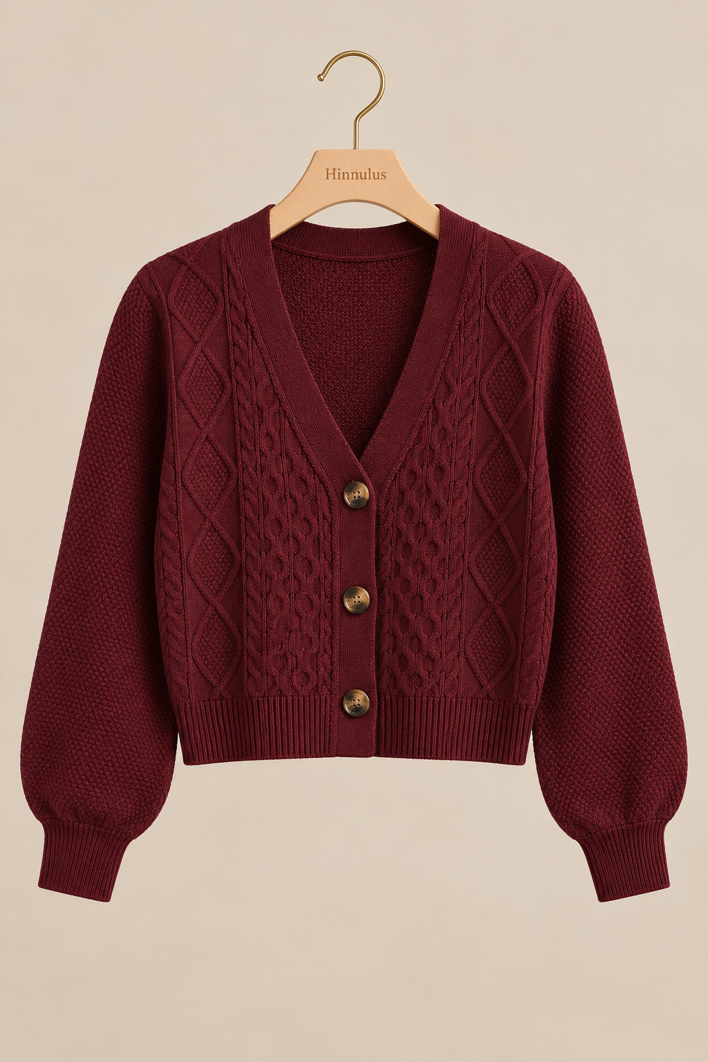 The Chunky Cable Knit Cardigan
