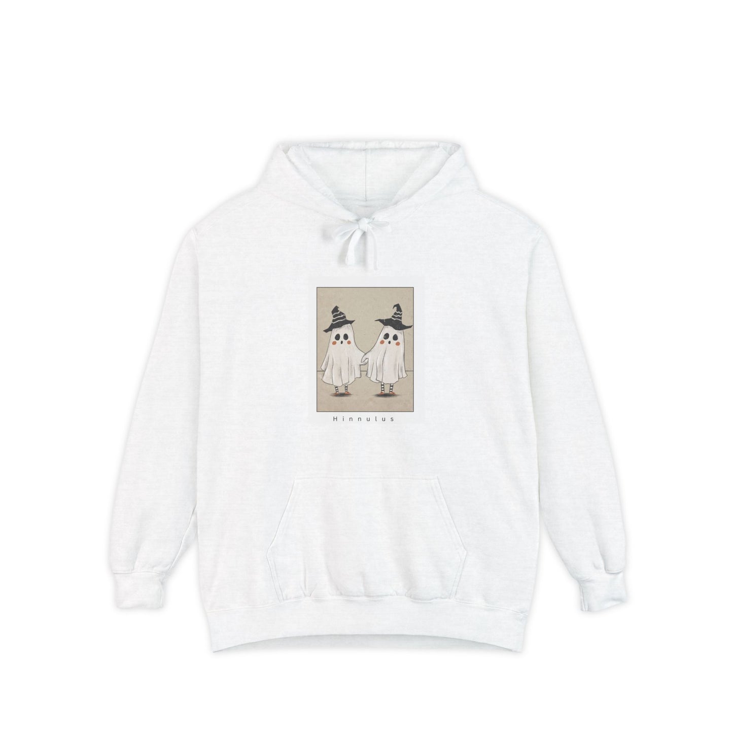 Ghostly Friends Unisex Garment-Dyed Hoodie