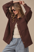 The Aspen Quilted Shacket | Signature Cotton Layer