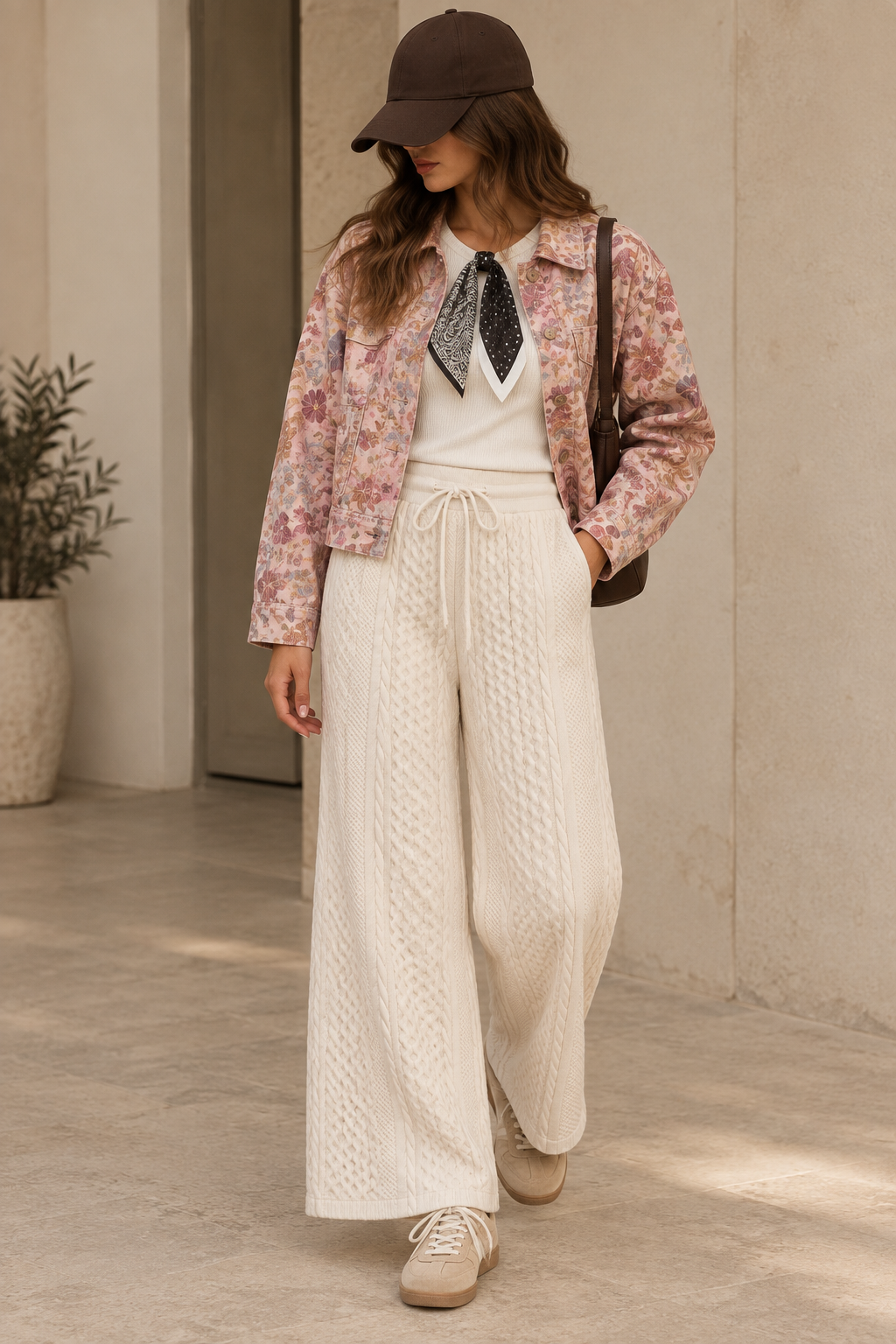 The Floral Cotton Twill Barn Jacket
