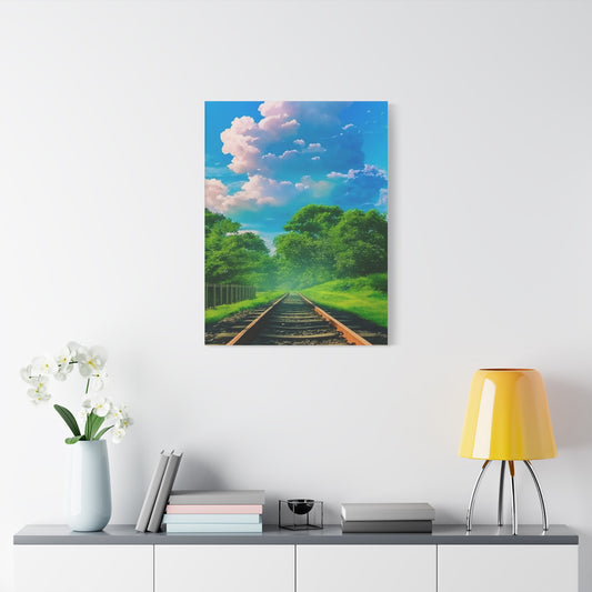 Landscape Canvas Art Print, Inspirational Home Decor, Nature Wall Art, Scenic Poster, Gift for Nature Lovers, Colorful Artwork