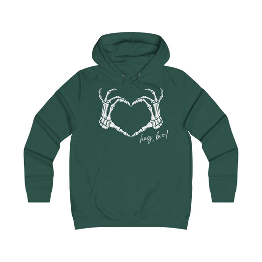 Love Bones Graphic Hoodie – Trendy Girls’ Casual Pullover