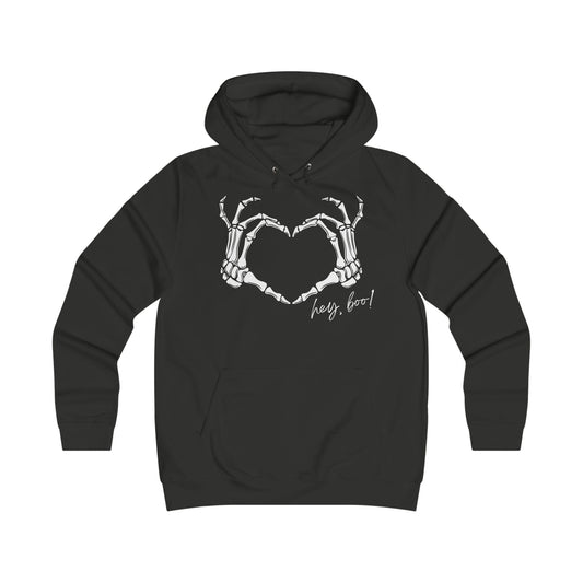 Love Bones Graphic Hoodie – Trendy Girls’ Casual Pullover