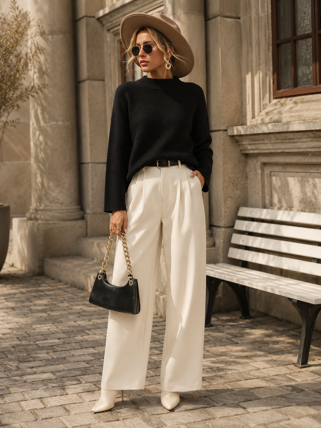 The Aria Mock Neck Sweater