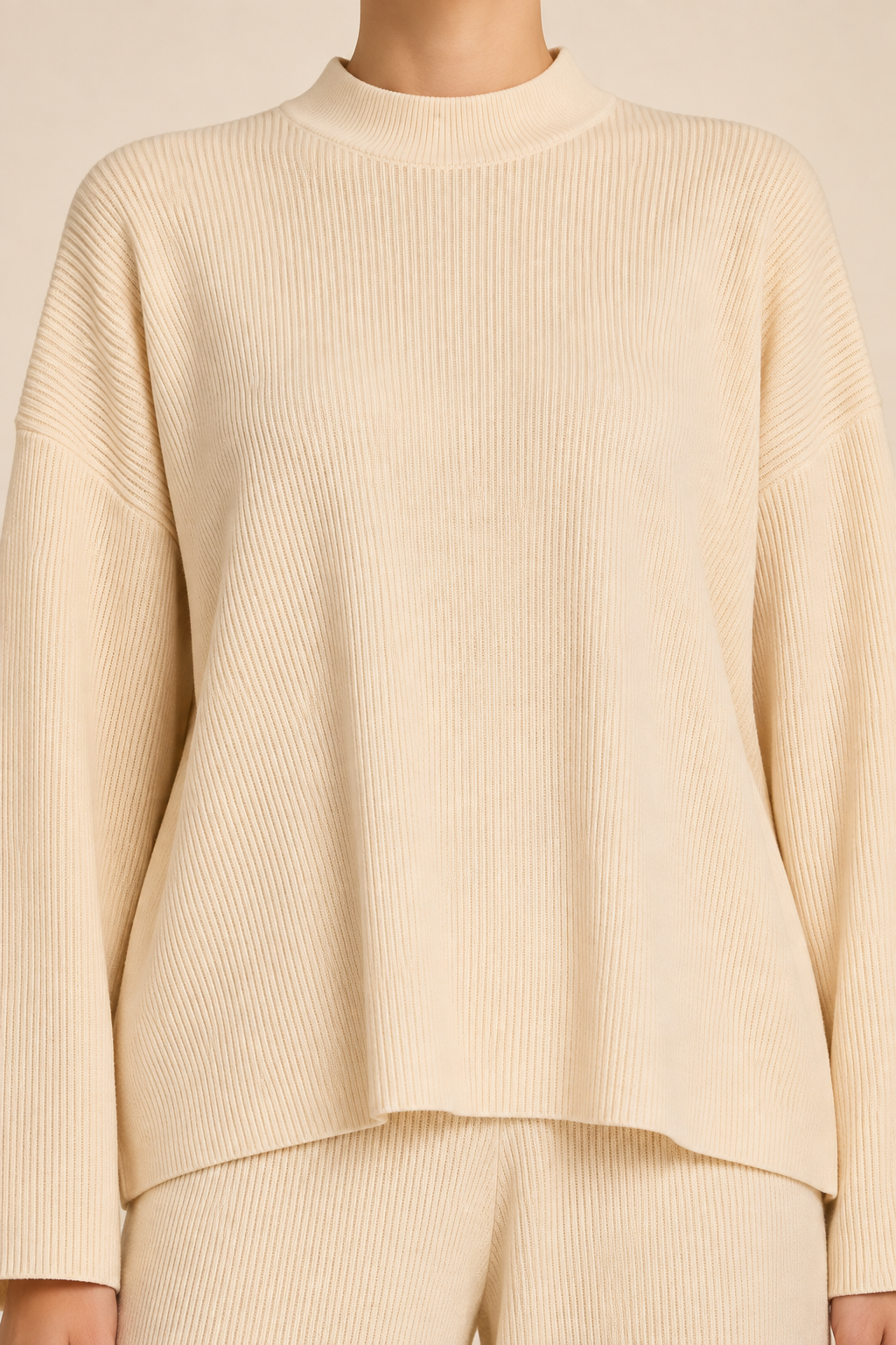 The Ribbed Knit Two-Piece Set