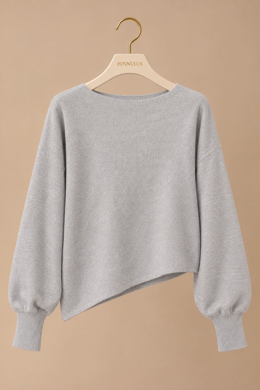 Zenana Asymmetric Hem Long Sleeve Sweater