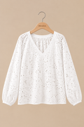The Elodie Blouse | Cotton Eyelet Elegance