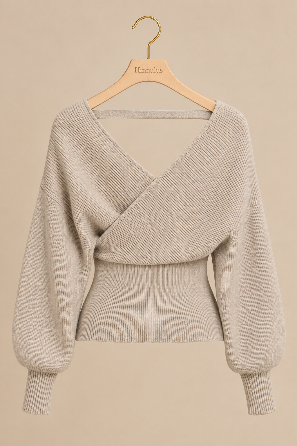 The Cross-Wrap Ribbed Sweater