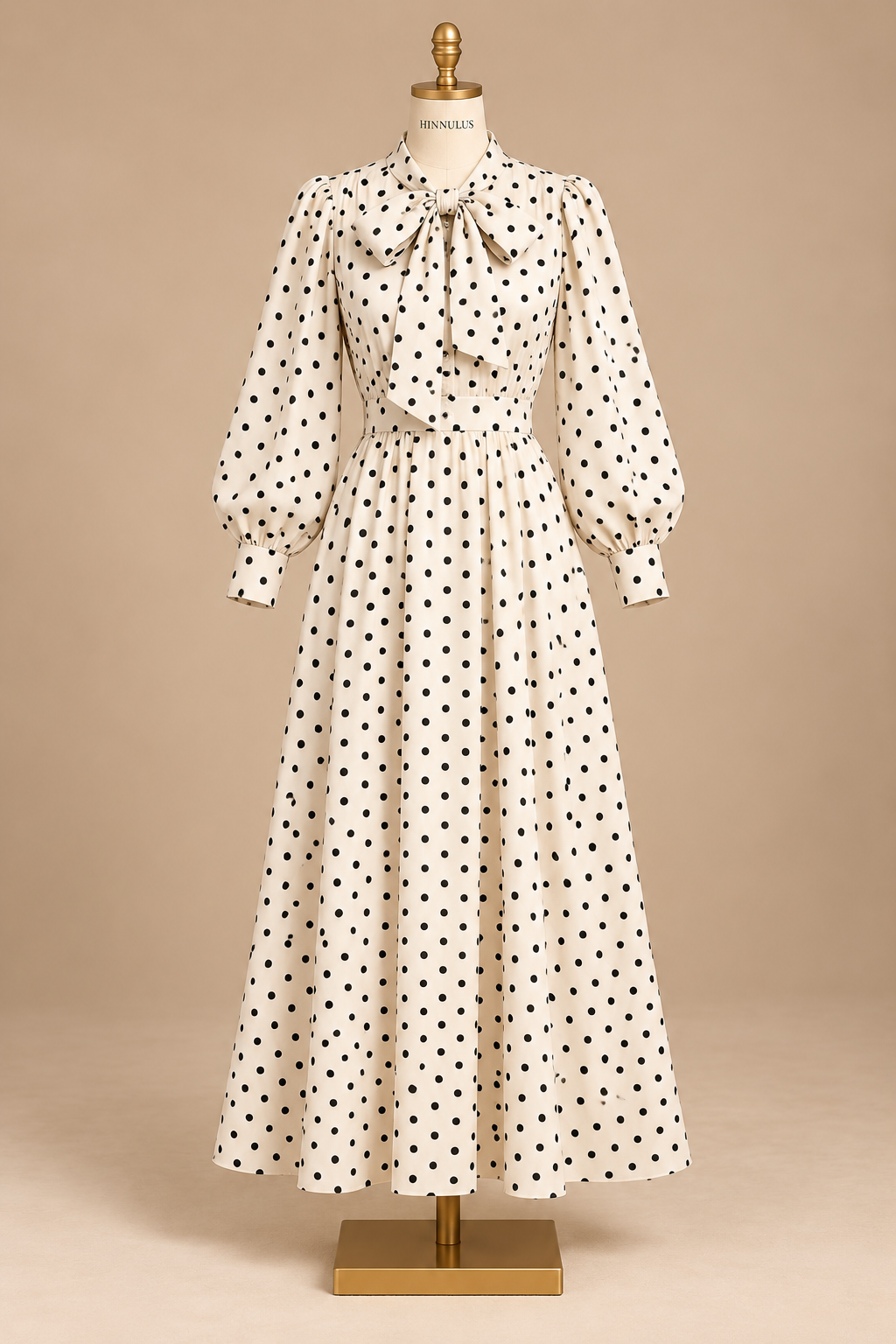 The Isabelle Polka Dot Midi Dress