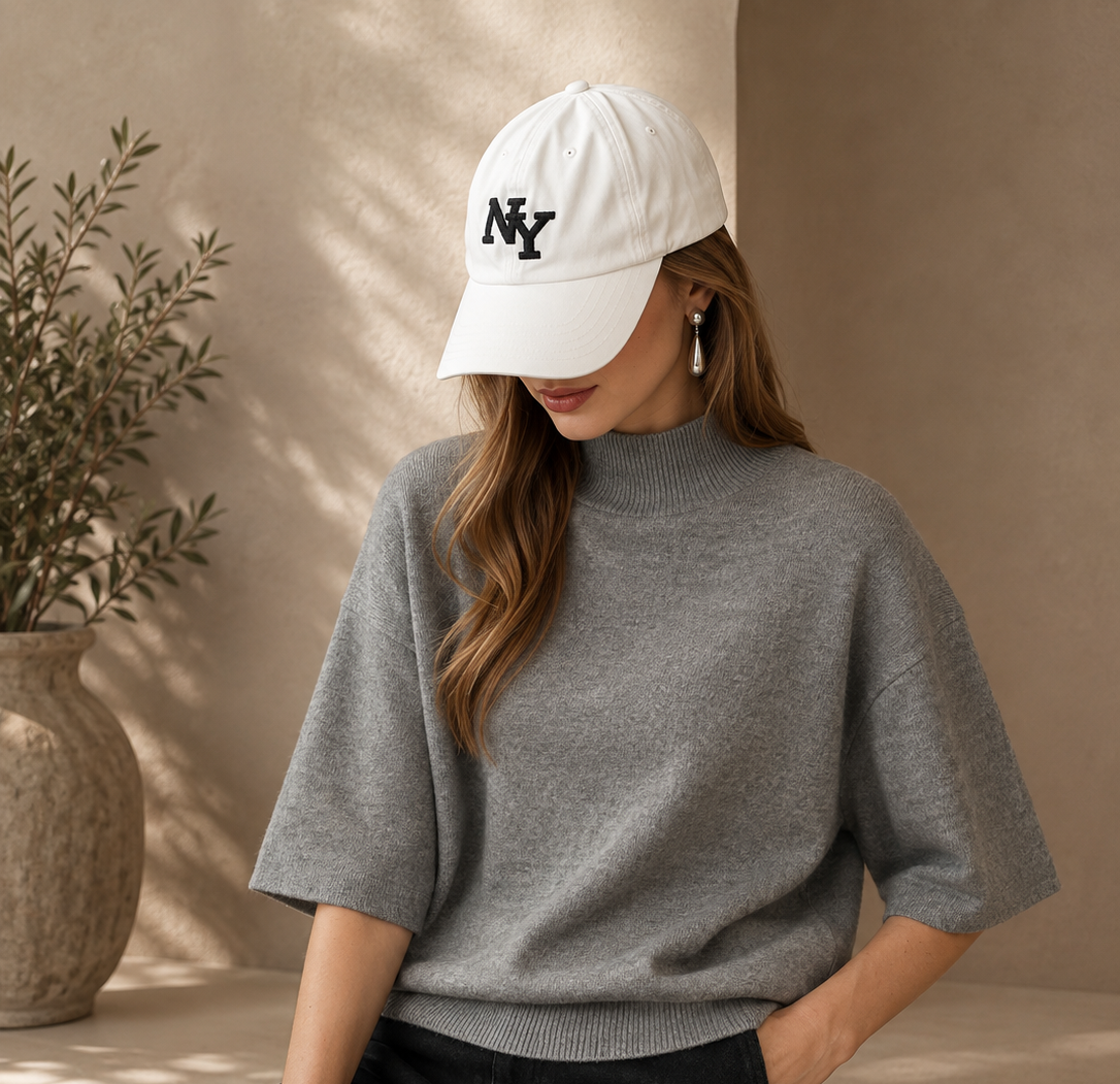 The Noelle Knit Top | Modern Mock Neck