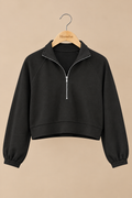 The Sienna Sweatshirt | Modern Half-Zip Essential
