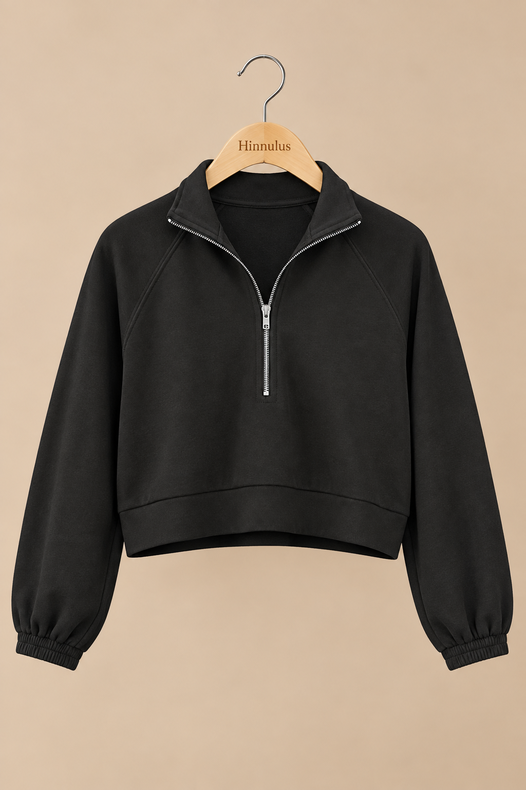 The Sienna Sweatshirt | Modern Half-Zip Essential