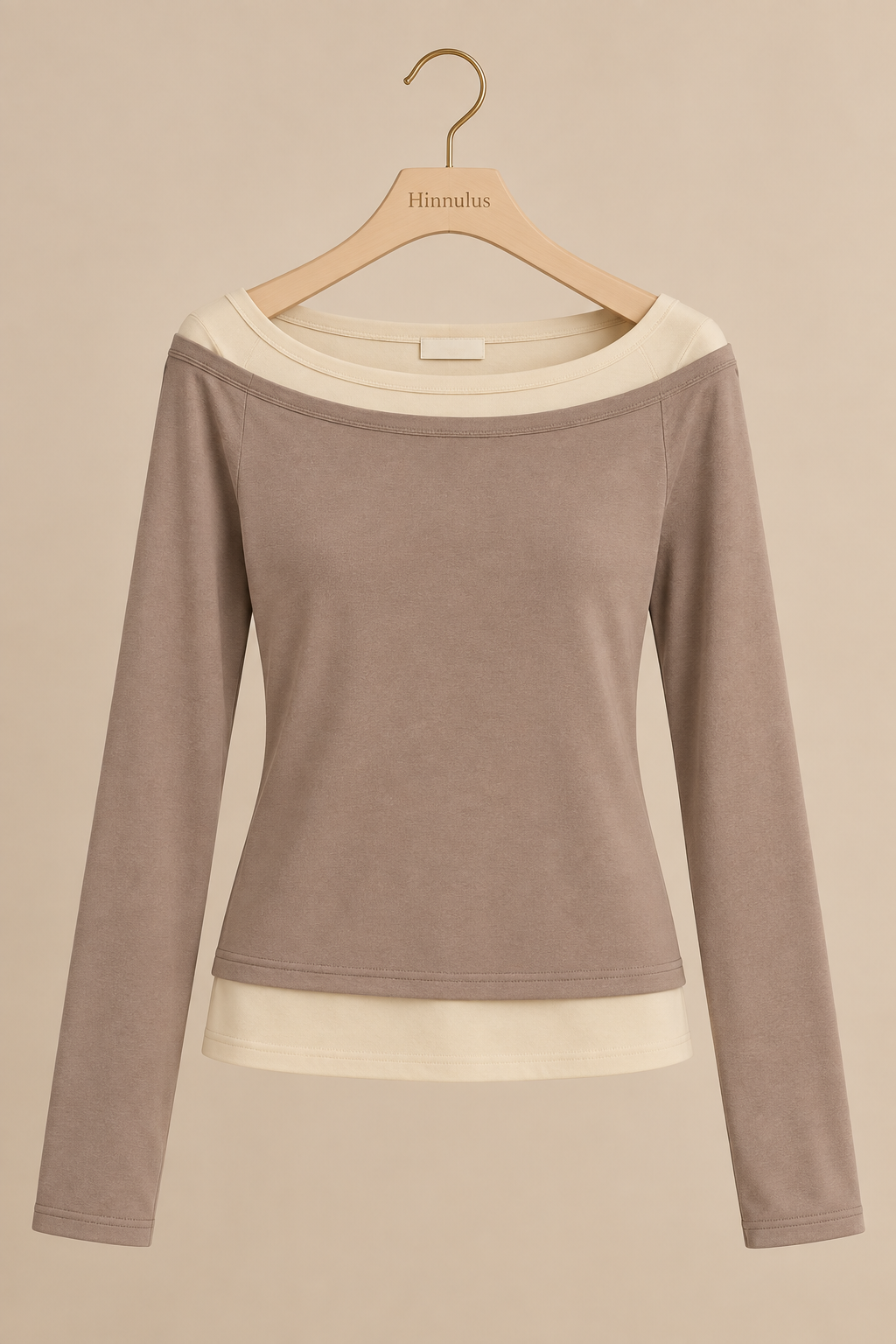Layered Twofer Long Sleeve Top