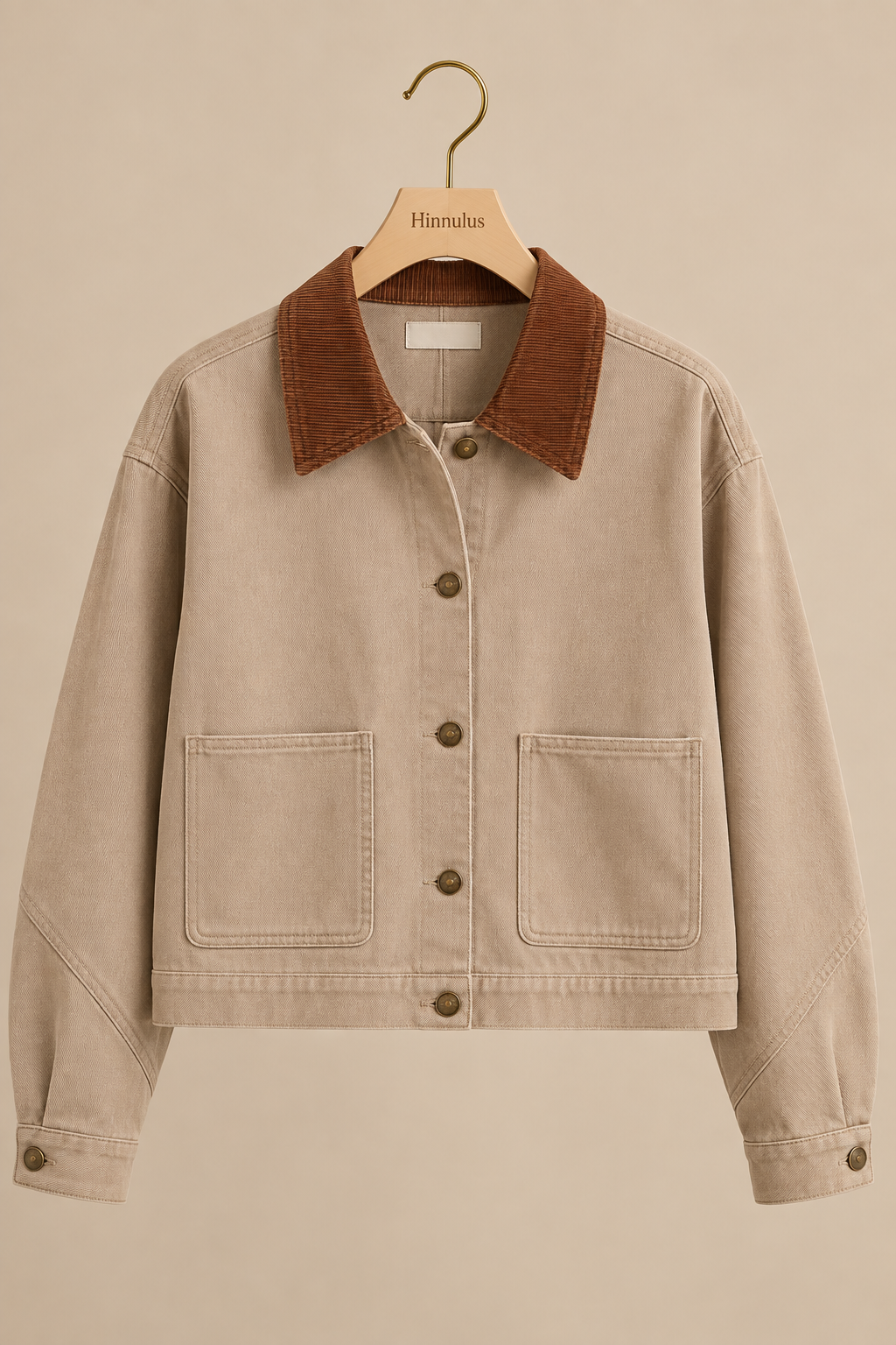 The Cropped Cotton Twill Jacket