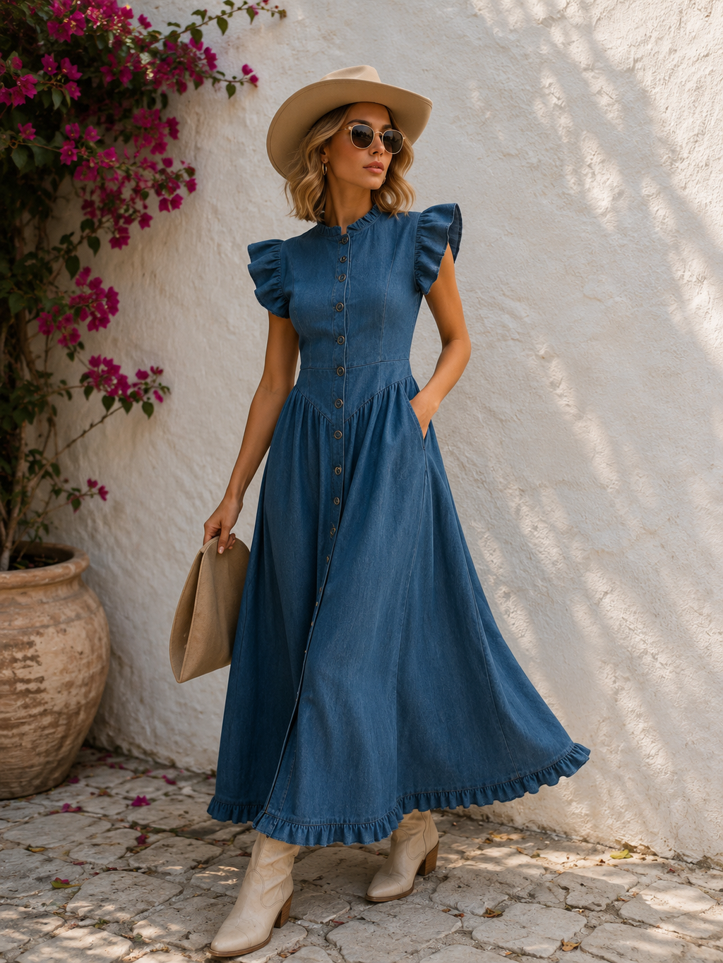 The Willow Denim Dres