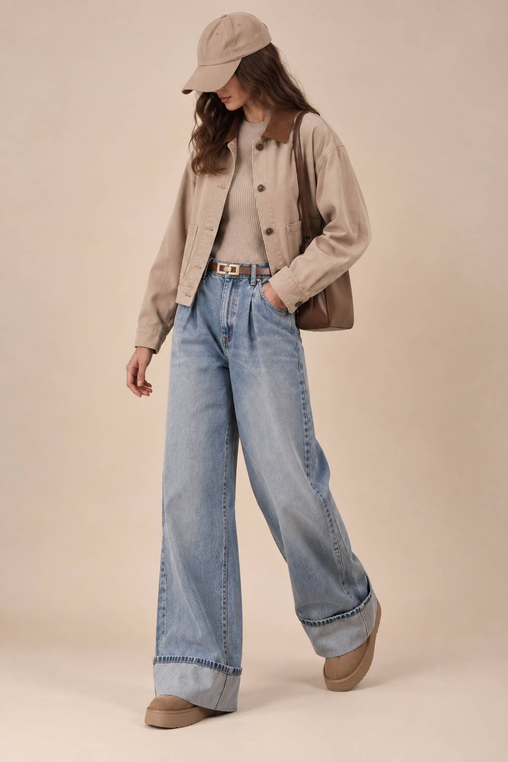 The Cropped Cotton Twill Jacket