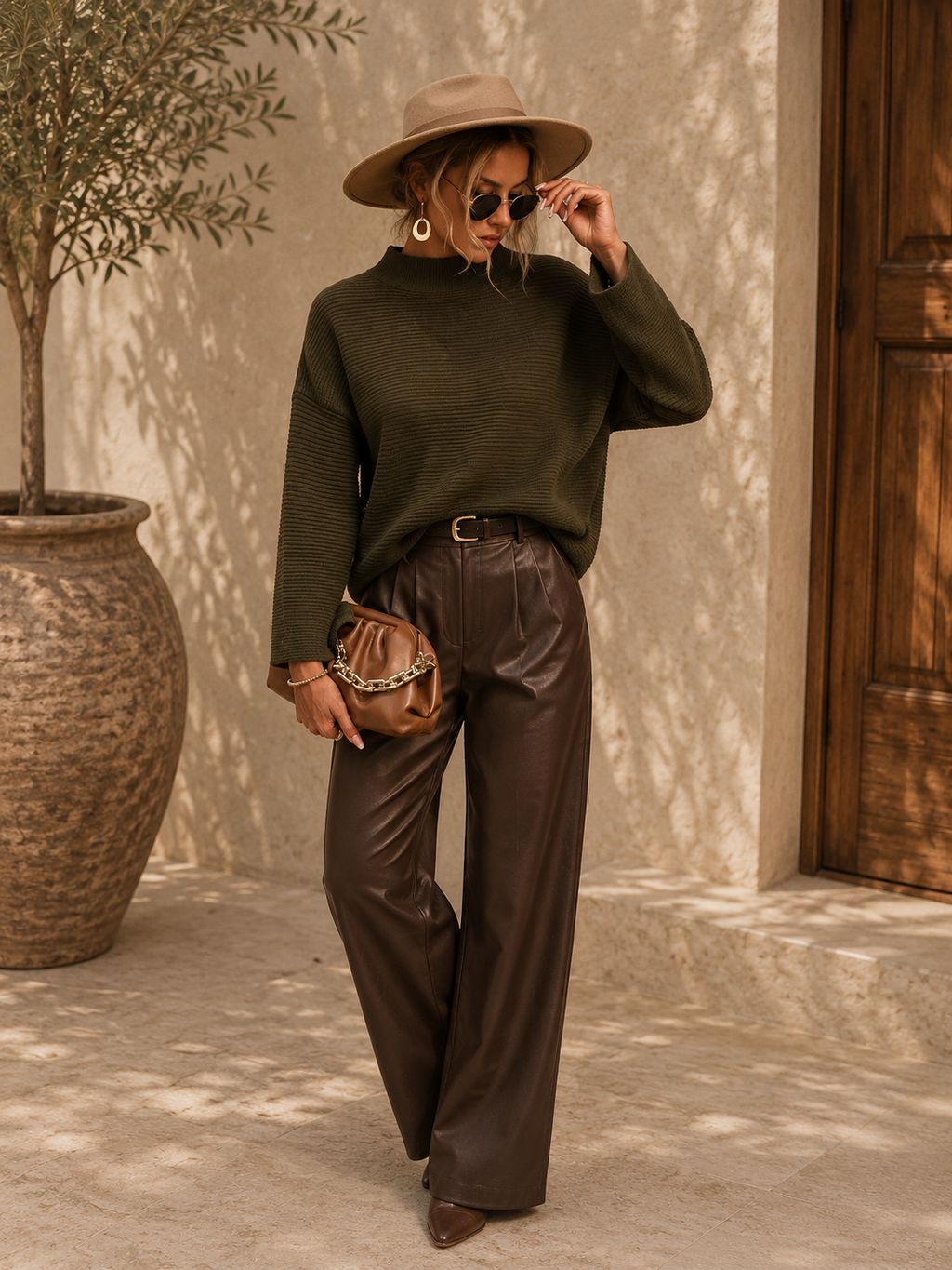 The Aria Mock Neck Sweater