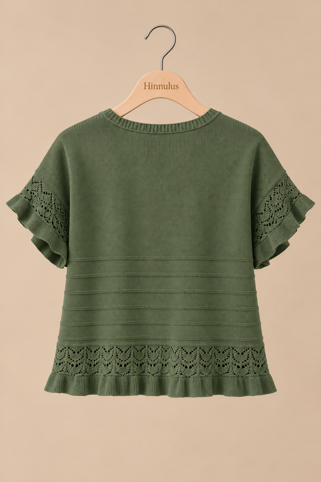 The Emilia Knit Top | Romantic Lace Detail