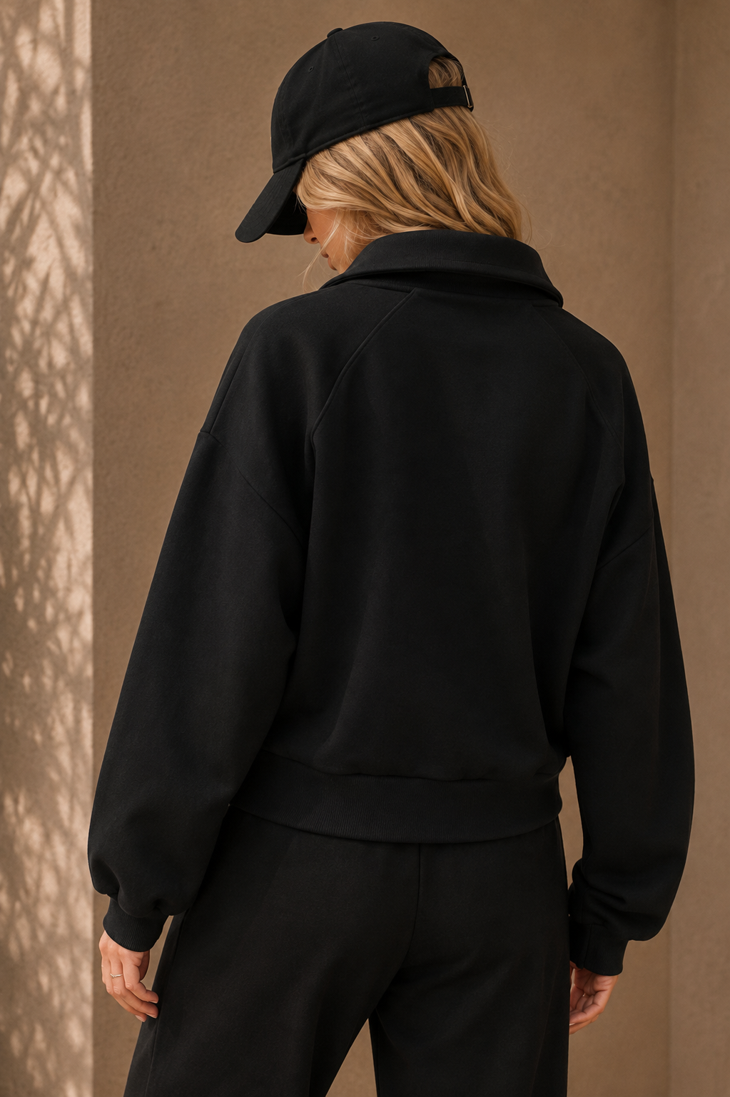 The Sienna Sweatshirt | Modern Half-Zip Essential