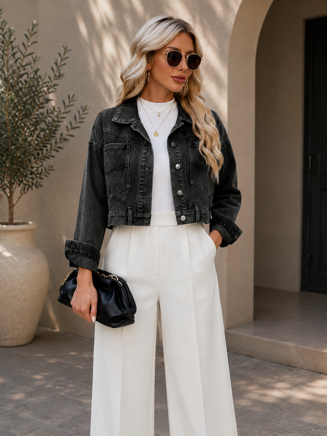 The Monroe Denim Jacket | Cropped Everyday Icon