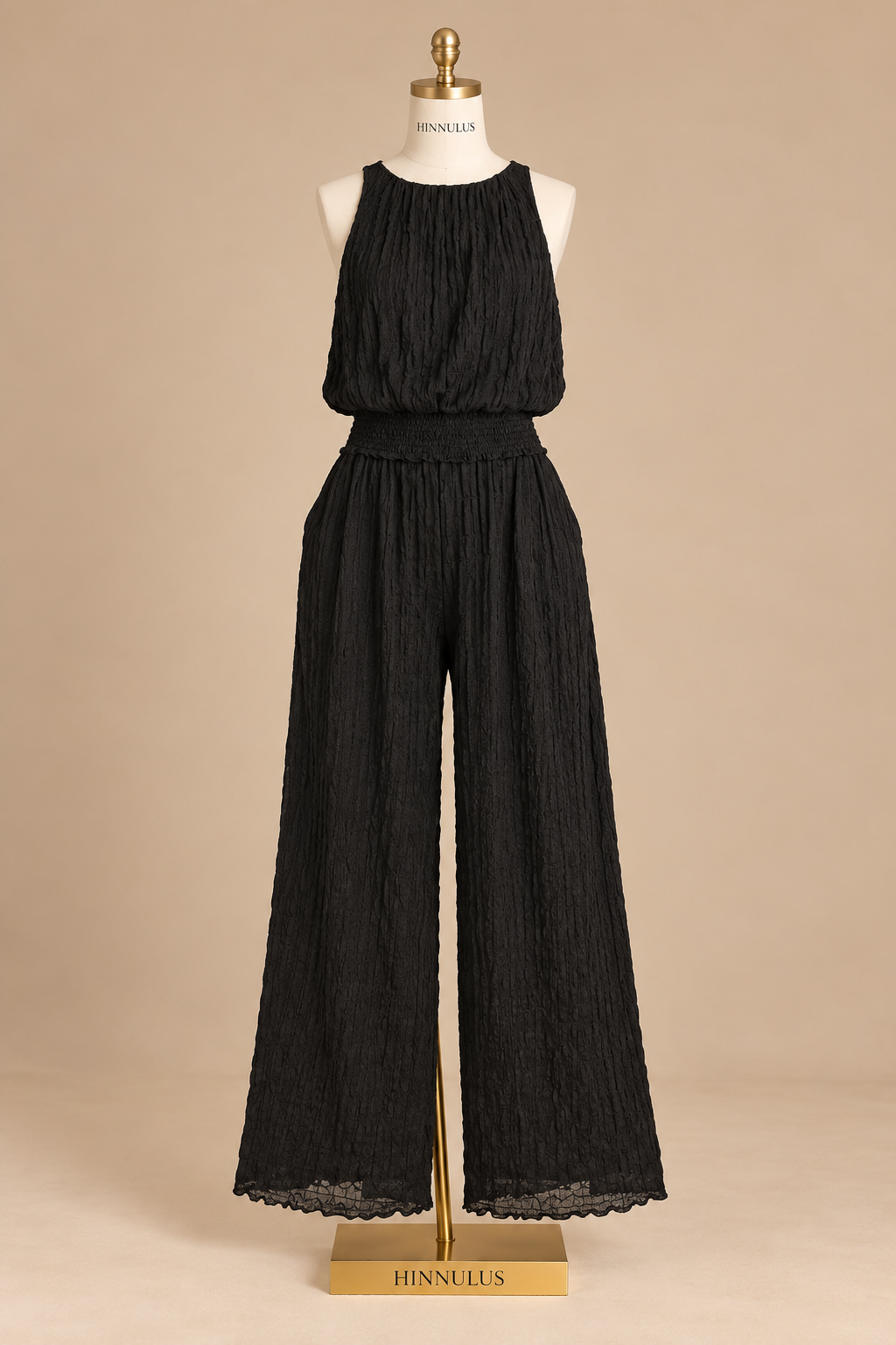 Mittoshop Textured Stretchy Crop Tank and Pants Set