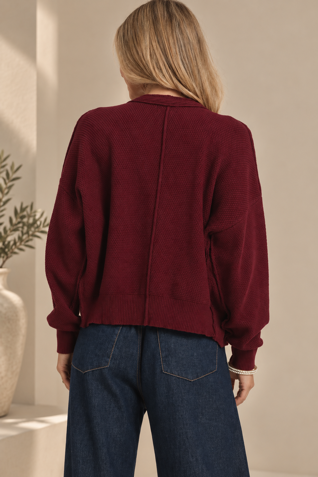 The Chunky Cable Knit Cardigan