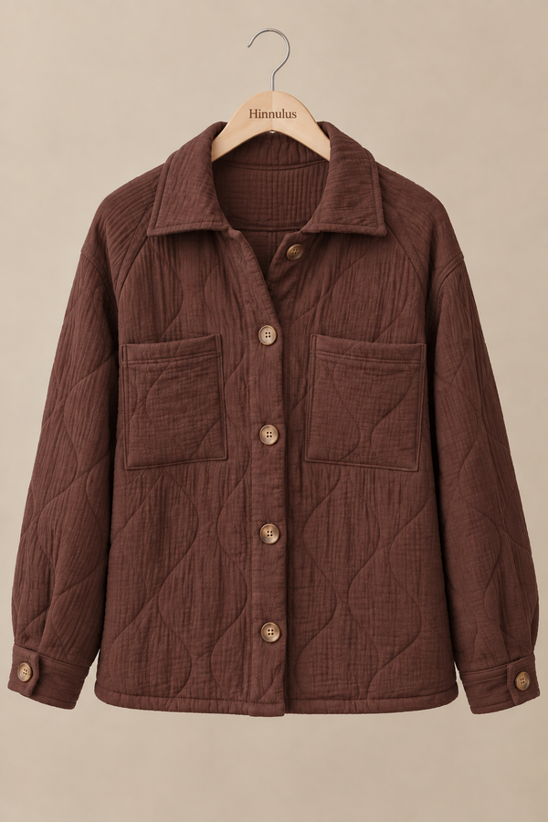 The Aspen Quilted Shacket | Signature Cotton Layer