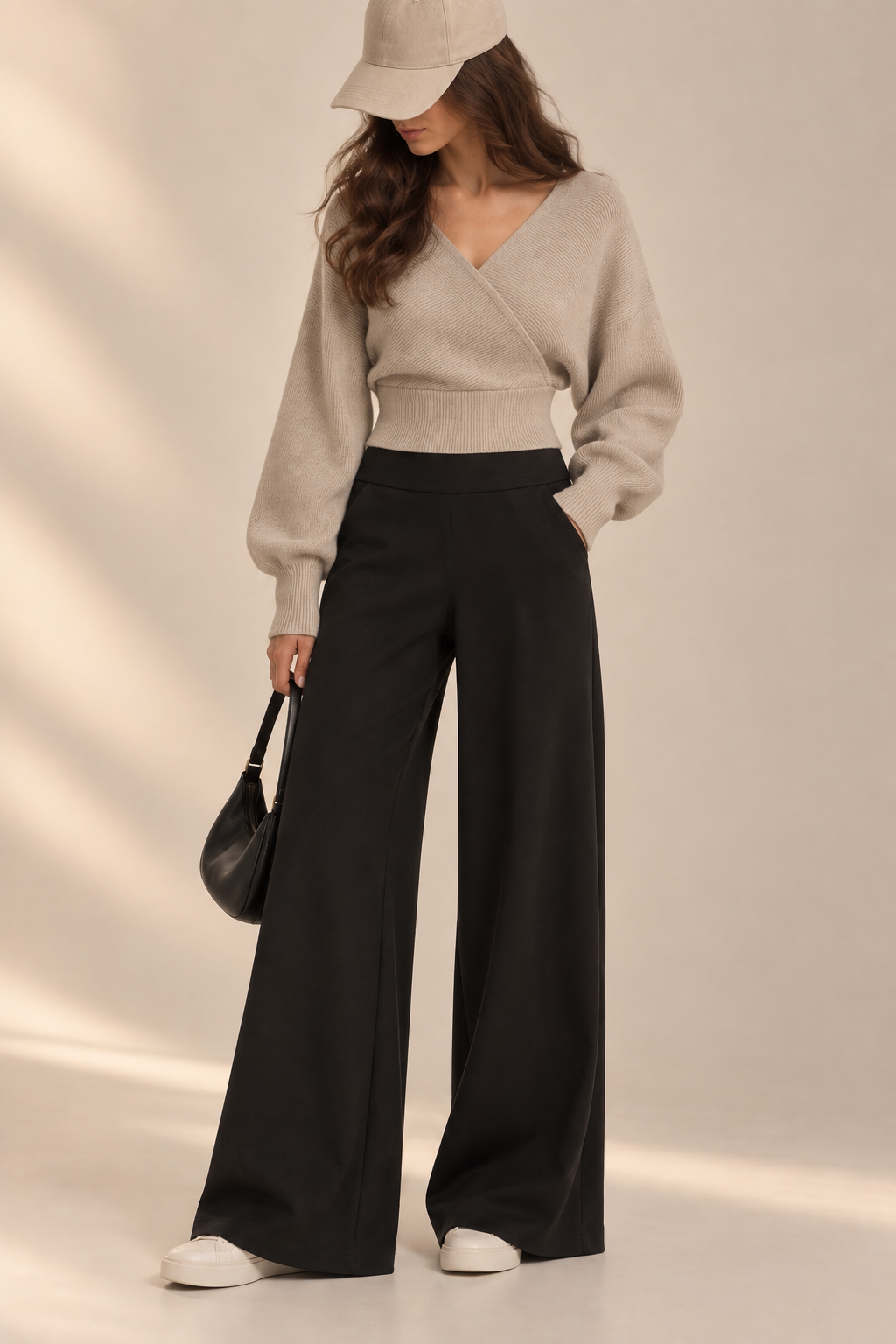 The Cross-Wrap Ribbed Sweater