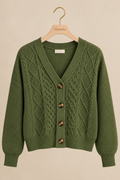 The Chunky Cable Knit Cardigan