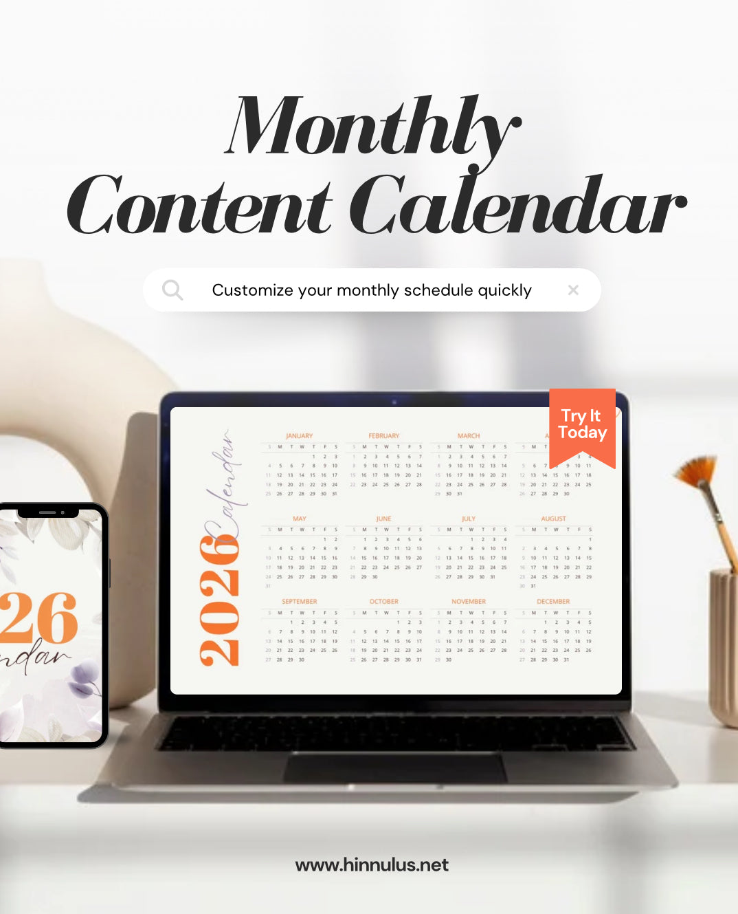 2026 Digital Planner – Elegant & Organized Year Ahead - Hinnulus