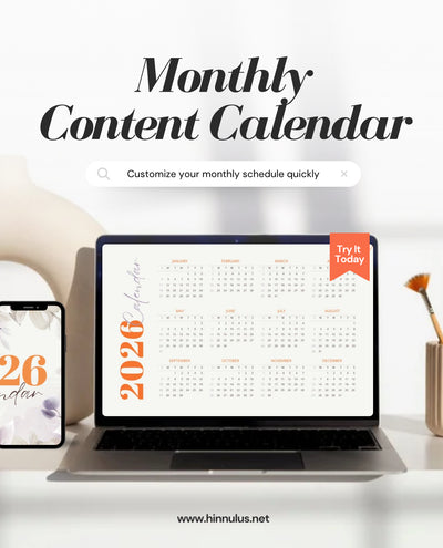 2026 Digital Planner – Elegant & Organized Year Ahead - Hinnulus