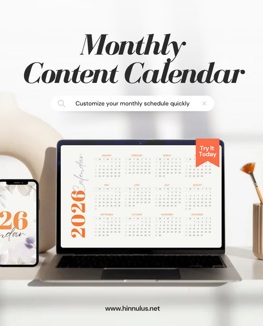 2026 Digital Planner – Elegant & Organized Year Ahead - Hinnulus